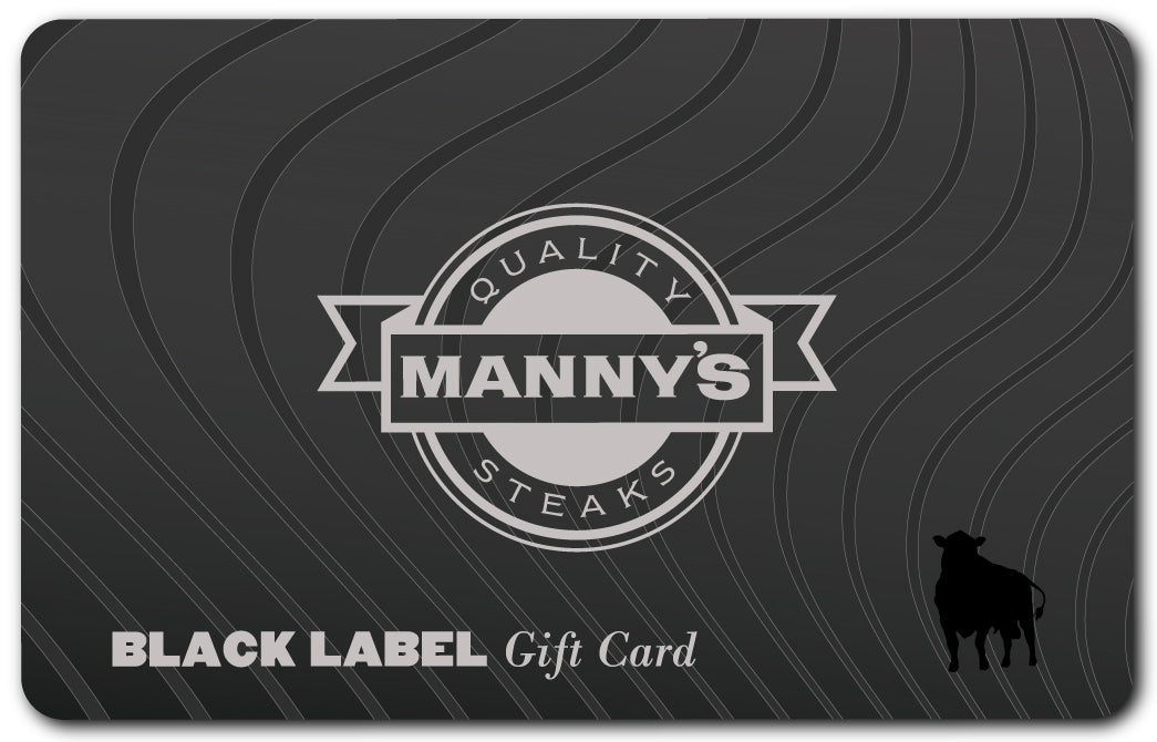Manny's Black Label Gift Card